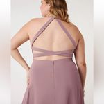 Azazie Clarice Bridesmaid Dress Dusty Rose Photo 2