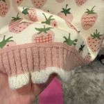 Strawberry Print Cardigan Sweater Photo 2