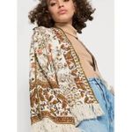 Free People Ray of Light Jacket VINTAGE Size Large Photo 9