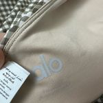 Alo Yoga Alo Gingham Airlift Set Splendor Bra Large and Airlift 5” Biker Shorts Medium Photo 3