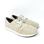 Toms Women's Del Rey Sneakers Natural Metallic Beige Size 9.5 Lace Up Casual Photo 0