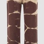 Cider  Brown Tie Dye Straight Leg Jeans Photo 0