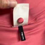 Paige Pink Satin Blouse Tie Neck Short Sleeves Small NWT Secretary Slinky Work Photo 8