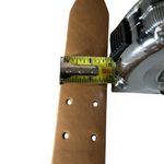 Vintage hipwear women’s brown leather belt with studs size large hippie western Photo 7