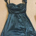 Lucy in the Sky Dark Green Homecoming Dress Photo 1