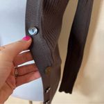 Vince taupe ribbed cardigan sweater SMALL Photo 3