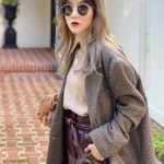 Urban Outfitters UO Maisie Belted Snap Button Mini Skirt Photo 2