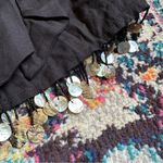 Jason Wu  Linen Beaded Mother of Pearl Fringe Skirt Womens 10 Photo 2