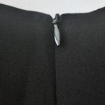 AB Studio  Black and Tan Stripe Classy Sleeveless Knee-Length A-Line Belt Dress 2 Photo 4