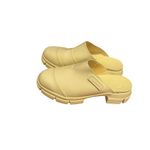 Ganni  City Round-Toe Low-Heel Mules Yellow Photo 3
