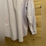 Bonjour Vintage  Size Lavender Abstract Floral Button Up Lagenlook Top Photo 6