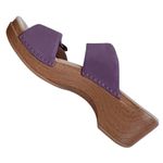 Dansko EUC  Leather Two Strap Sandals Purple Size 9 Photo 4