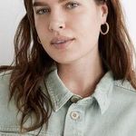 Madewell Denim Ames Oversized Shirt-Jacket: Garment-Dyed Edition Size XXL Photo 1