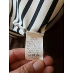 Cals Dress Womens Sz Large Striped Open Back Skater Mini Baddie Cocktail Y2K Black Photo 11