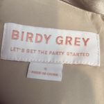 Birdy Grey  Monica Halter Satin Dress Neutral Champagne Photo 12