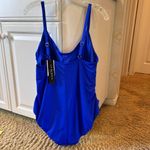 La Blanca  Womens Island Goddess Royal Blue One Piece Swimsuit Plus Size 20W Photo 1