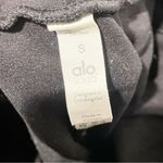 Alo Yoga  Size Small Seamless Black Pull On Flare Leg Pull On Yoga Pants Photo 3