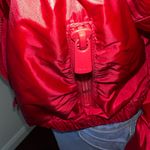 NWT Pinko Tango Red Guastalla Tela Tecnica Wind Breaker Zip Up Jacket Photo 10