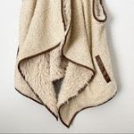 Miami  Faux Sherpa Asymmetrical Vest Medium Photo 3