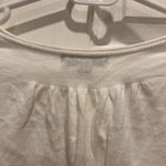 Gap Lightweight Women's V-Neck Bracelet Sleeve Sweater White Cotton Large Photo 4