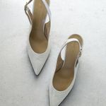 KHAITE River Slingback 75 Pump in White Size 10 Photo 0