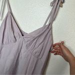 Forever 21 + Womens 1X Lavender purple Sleeveless Tie-Shoulder Romper dress New Photo 4