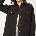 Love Tree Oversized Shacket, Black, Size S, EUC Photo 0