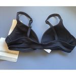 Playtex Vintage  Bra 36B Nearly B Front Hook Black Wireless Embroidered‎ 4464 New Photo 1