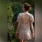 Free People  Sevi Mini Dress in Tan Photo 3