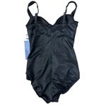 Croft & Barrow Body Sculptor Control One-Piece Swimsuit in Black Size 10 Photo 4
