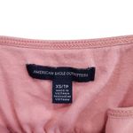 American Eagle Cinched Front Tank Top V-Neck Spaghetti Straps Blush Pink Size XS Photo 7