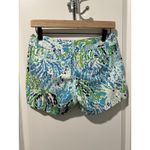 Lilly Pulitzer Lilly Pulitzer Callahan Lets Cha Cha Blue Shorts Size 0 Photo 1