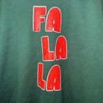 Jerzees  Women's Unisex Green Christmas Pullover Sweater Sweatshirt‎ Size Large Photo 1