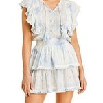 Surf Gypsy Ruffle Mini Eyelet Tie Dye Dress Photo 0