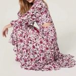 Alexis Nikkita Pink Floral Midi Long Flowy Dress Photo 0