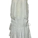 Ramy Brook  striped white metallic mini dress S Photo 3