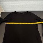 Dennis Basso Dennis by  Black Balloon Sleeve Blouse Women's Size Medium Photo 6