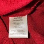 Max Studio Max Studios Womens Floral Embroidered Red Shift Dress Pockets Boho Plus Size 3X Photo 6