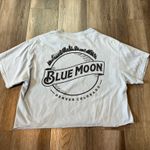 Budweiser Blue Moon Beer Cropped T-Shirt Photo 1