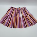 MINKPINK  Colorful Striped Mini Skirt Photo 3