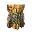 Anthropologie  Yellow Multi-Color Print Boho Romper Women's XS Photo 3