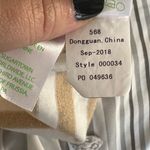 Lilly Pulitzer Dinah Crewneck Sweater White Cream Gold Striped Size Small Photo 7