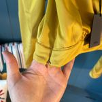NBD NWT  Mustard Yellow Satin Crop Top, Size Medium Photo 6