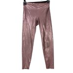HEROINE SPORT $99 Marvel Shimmering Pink Rose Gold Leggings M Size M Photo 1