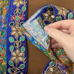 Soft Surroundings Cay Villa Cardigan colorful marble embroidered kimono size 2/4 Photo 10