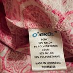 IBKUL Mock Golf Shirt Short Sleeve Terra Pink Tennis UPF 50+ Size Large Photo 6