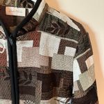 Studio Works  Men's Patchwork Jacket - Brown and Cream Photo 2