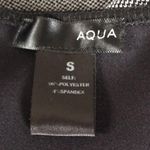 AQUA  Black Faux Suede Dress sz S Photo 5