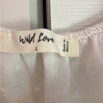 White long sleeve Flowy top Size L Photo 1