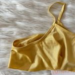 Princess Polly  MinkPink Yellow Golden Cold Shoulder Flounce Bikini Top Sz M Photo 40